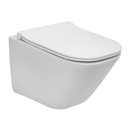 Roca GAP Rimless Square Compacto A34H473000 miska WC z deską SLIM