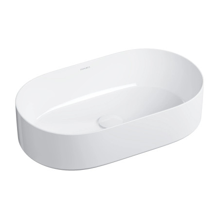 Omnires MESA530BP umywalka nablatowa 53,5x31,5 cm biały połysk