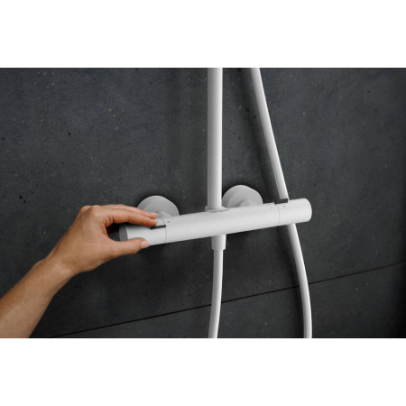 Hansgrohe Pulsify S Puro 24236700 zestaw prysznicowy z termostatem bia