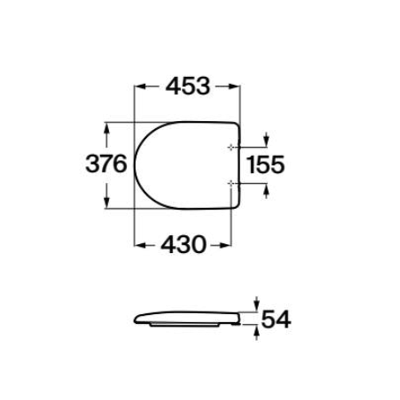Roca A801232004 deska WC Duroplast wolnoopadająca biała