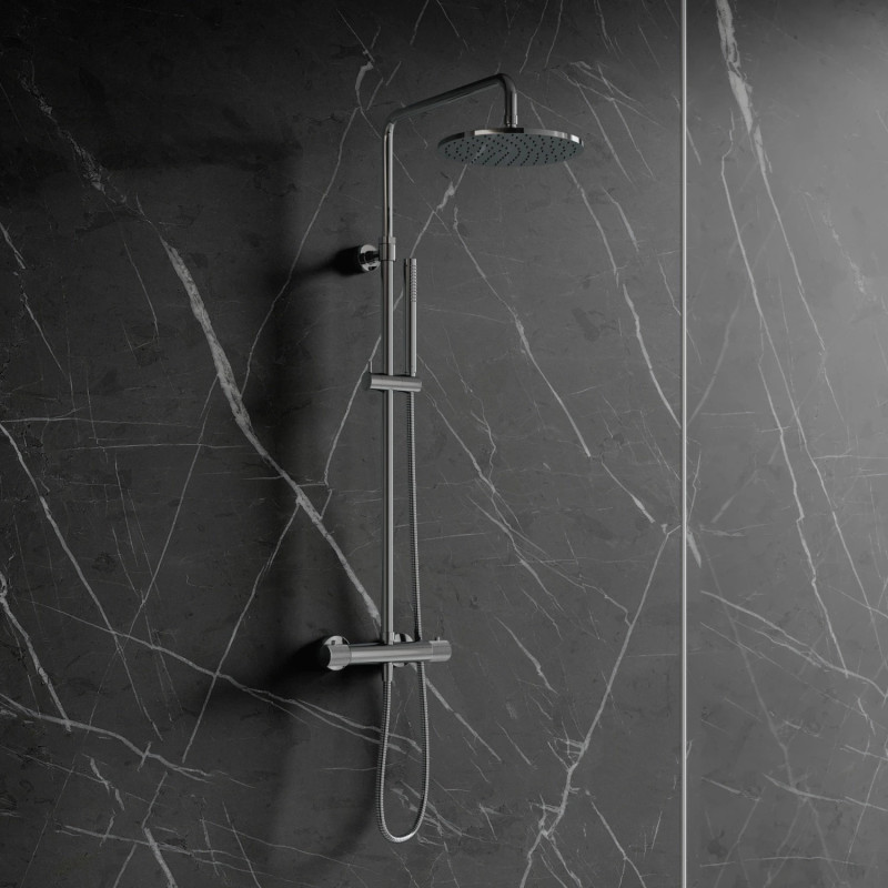 Omnires Contour CT8044CR – zestaw prysznicowy termostatyczny chrom