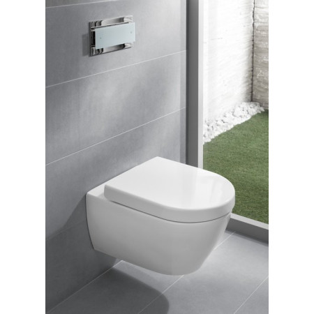 Villeroy&Boch Subway 2.0 Deska sedesowa wolnoopadająca biała 9M68S101