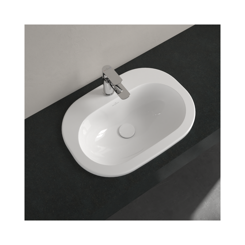 Villeroy&Boch O.novo Umywalka wpuszczana w blat 56 cm biała 41615601