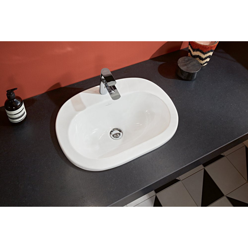 Villeroy&Boch O.novo Umywalka wpuszczana w blat 56 cm biała 41615601