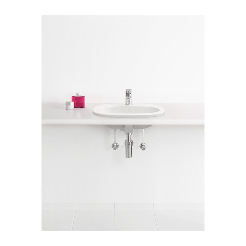 Villeroy&Boch O.novo Umywalka wpuszczana w blat 56 cm biała 41615601