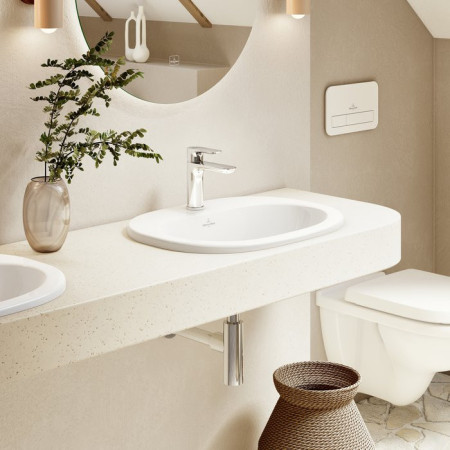 Villeroy&Boch O.novo Umywalka wpuszczana w blat 56 cm biała 41615601