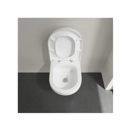 Villeroy & Boch NEWO 4675R001 + 8M58S101 miska WC z deską wolnoopadają