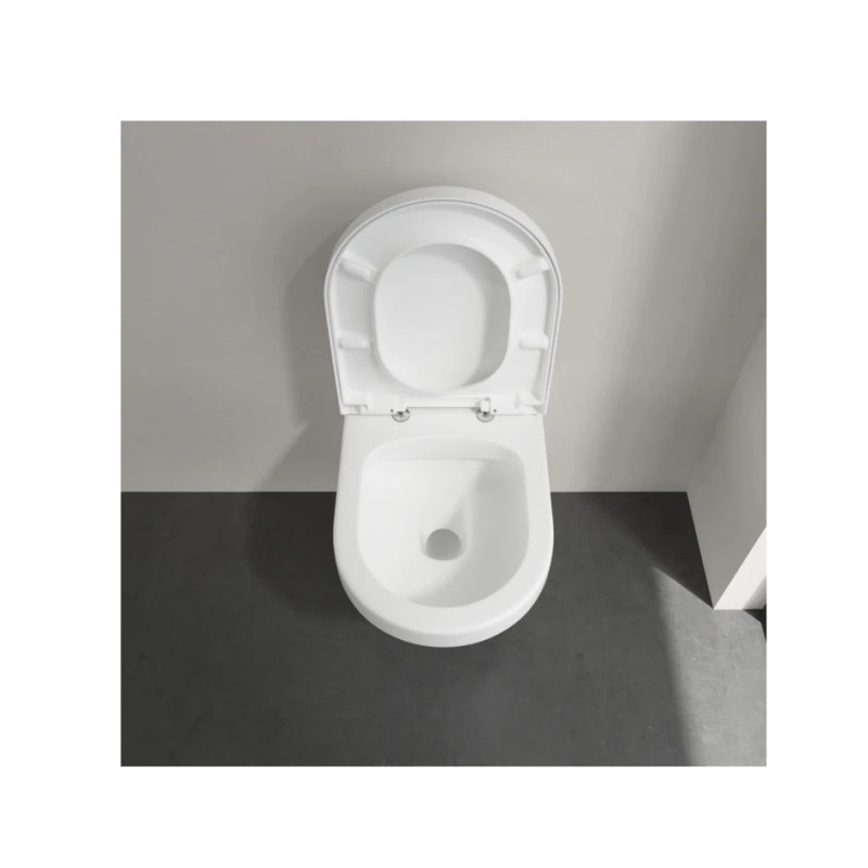Villeroy & Boch NEWO 4675R001 + 8M58S101 miska WC z deską wolnoopadają