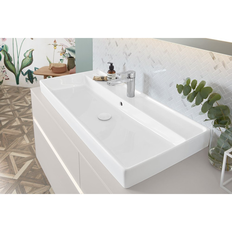 Villeroy&Boch Korek do umywalki/bidetu biały zamykany odpływ 68100001