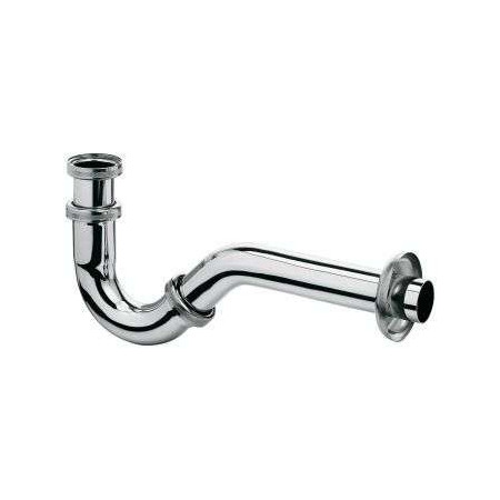 Syfon bidetowy rurowy chrom 1/4" x 32 mm KLUDI 103110500