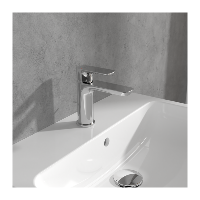 Villeroy&Boch O.novo Bateria umywalkowa z korkiem chrom TVZ10601000061