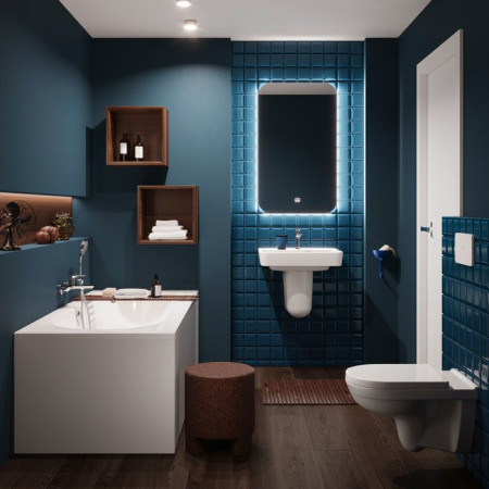 Villeroy&Boch O.novo Bateria umywalkowa z korkiem chrom TVZ10601000061