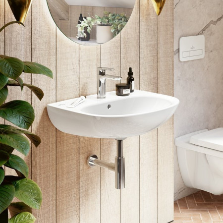 Villeroy&Boch O.novo Bateria umywalkowa z korkiem chrom TVZ10601000061