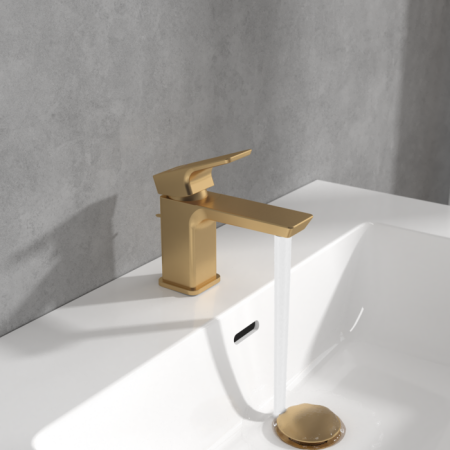 Villeroy&Boch Subway 3.0 Bateria umywalkowa złota TVW11200100076