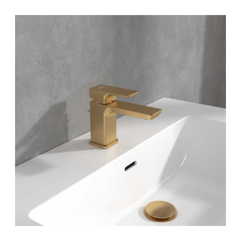 Villeroy&Boch Subway 3.0 Bateria umywalkowa złota TVW11200100076