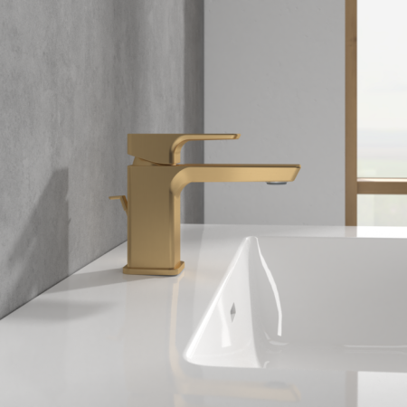 Villeroy&Boch Subway 3.0 Bateria umywalkowa złota TVW11200100076