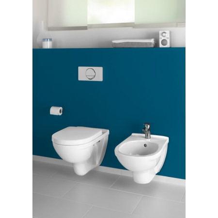 Villeroy&Boch O.Novo Miska WC z deską podwieszana biała 5660HR01